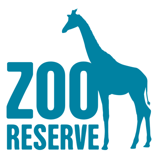 Logotipo da reserva do zoológico Desenho PNG