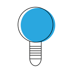 search magnifying glass icon PNG Design
