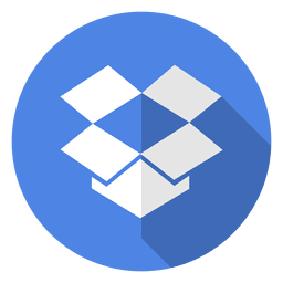 Logotipo del icono de Dropbox Diseño PNG