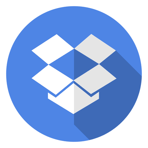 Logotipo do ícone do Dropbox Desenho PNG