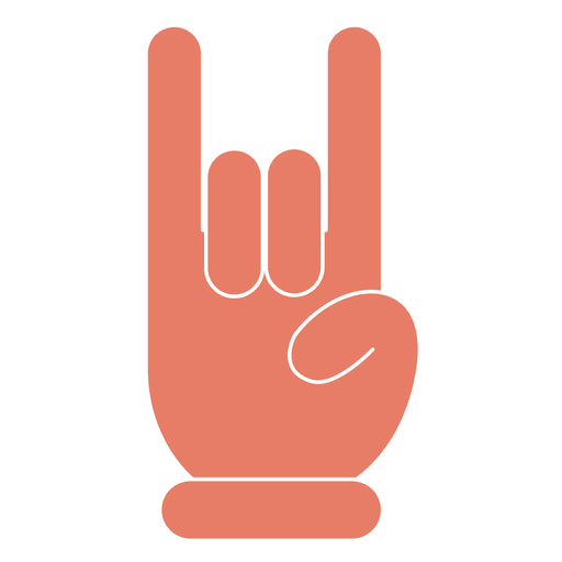 Rock hand sign