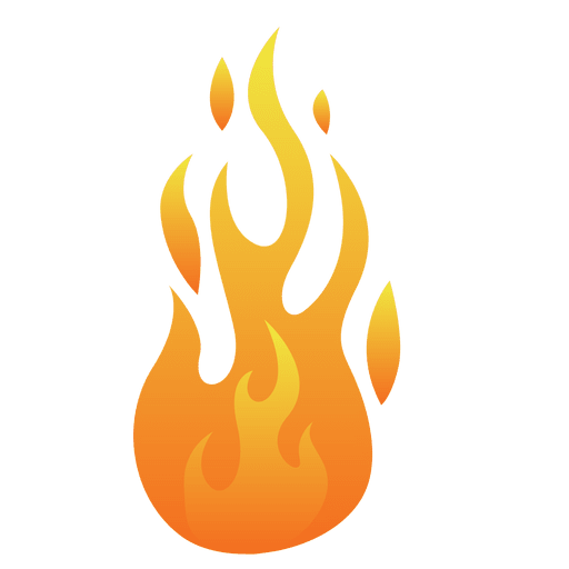 Fire cartoon flame illustration PNG Design