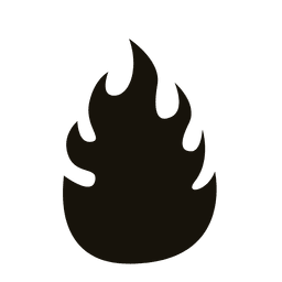 Flame Fire Black Silhouette Transparent Png Svg Vector File