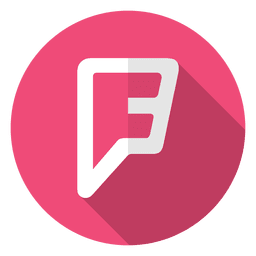 Foursquare icon logo PNG Design Transparent PNG