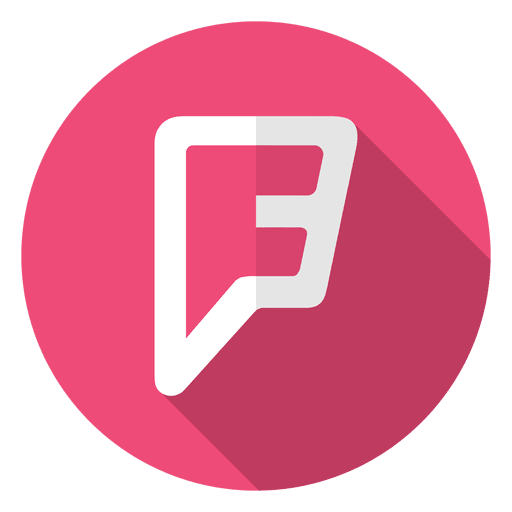 Logotipo do ?cone do Foursquare Desenho PNG