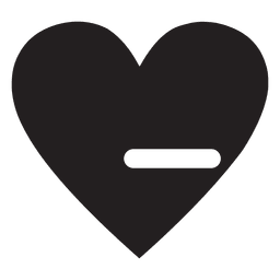 Heart logo with line PNG Design Transparent PNG