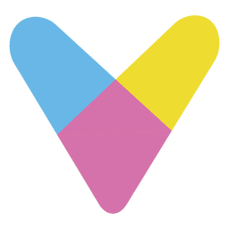 Logotipo do coração colorido Transparent PNG