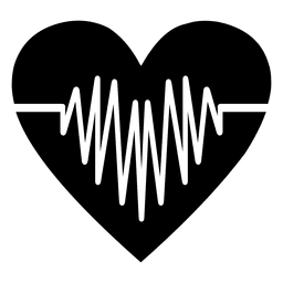 Herz Logo Herzschlag PNG-Design