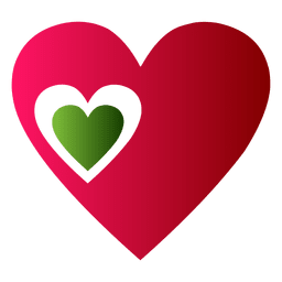 Ícone do logotipo do coração Transparent PNG
