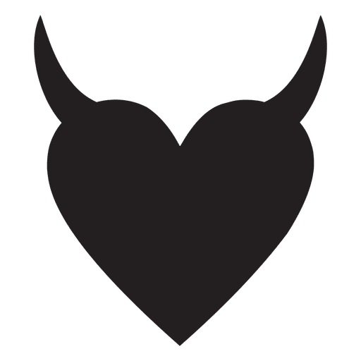 Heart logo horns - Transparent PNG & SVG vector file