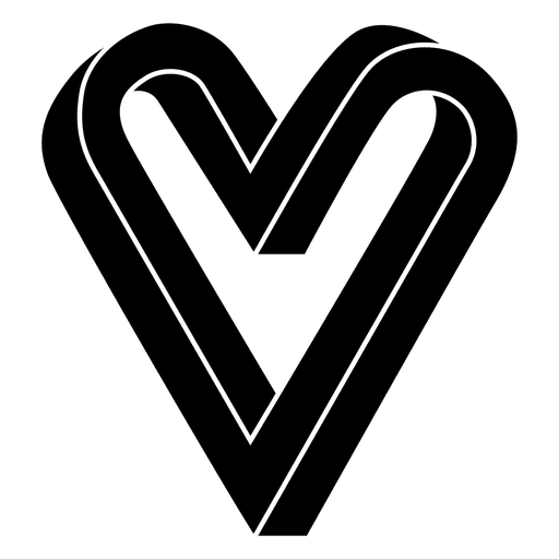 Herz Logo unendliche Unendlichkeit PNG-Design
