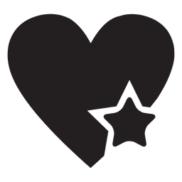 Heart logo star Transparent PNG