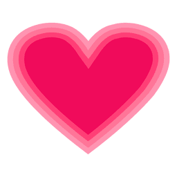 Logotipo da Pink Heart listrado Desenho PNG