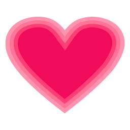 Pink Heart logo striped PNG Design Transparent PNG