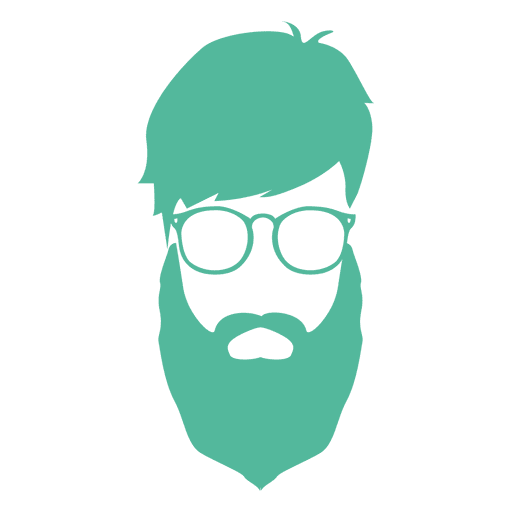 Barba de homem hipster