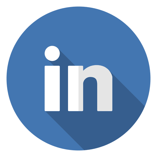 Logo do ícone do Linkedin Desenho PNG