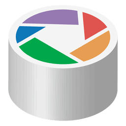 Picasa isometric icon PNG Design