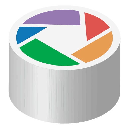 Picasa isometric icon PNG Design