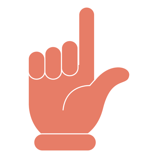 Pointing hand PNG Design