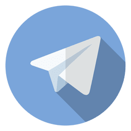 Telegramm-Symbol Logo PNG-Design
