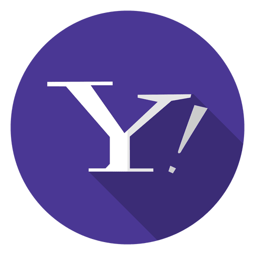 Logotipo do ícone do Yahoo Desenho PNG