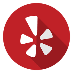 Logotipo do ícone do Yelp Desenho PNG
