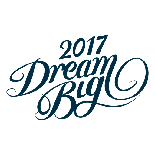 Sonhos de Ano Novo de 2017 Desenho PNG