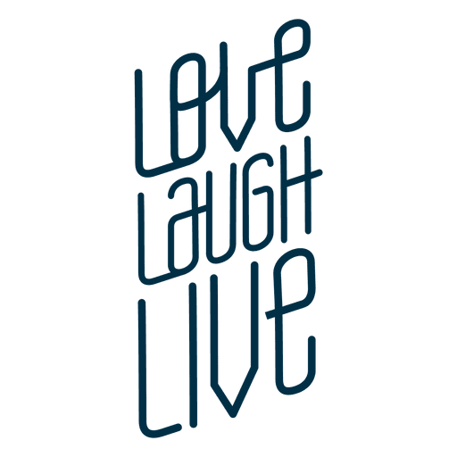 Love Laugh Live Badge Transparent Png Svg Vector File