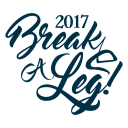 2017 new year greetings badge PNG Design