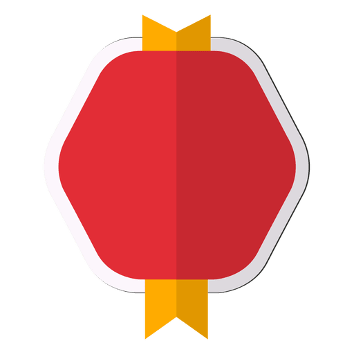 Badge flat emblem PNG Design