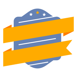 Badge label shield ribbon PNG Design