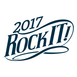 Rock It New Year Badge PNG Design