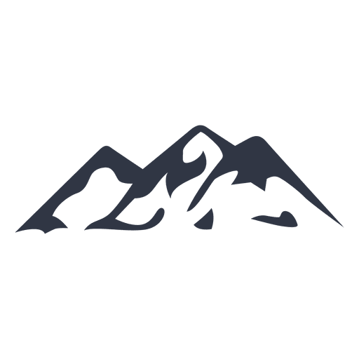 ?cone de silhueta de alpinismo Desenho PNG