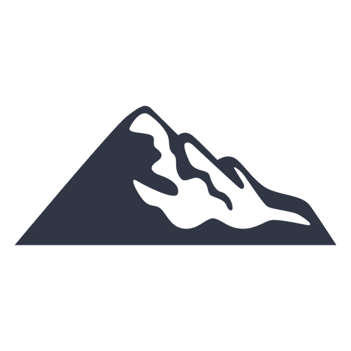 Bergschneewanderung PNG-Design