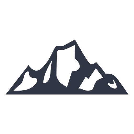 Montanha de neve Desenho PNG