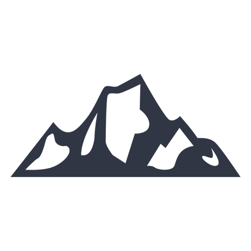 Snow mountain climbing PNG Design