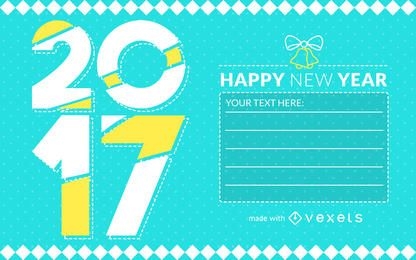 Creador de tarjetas de año nuevo 2017