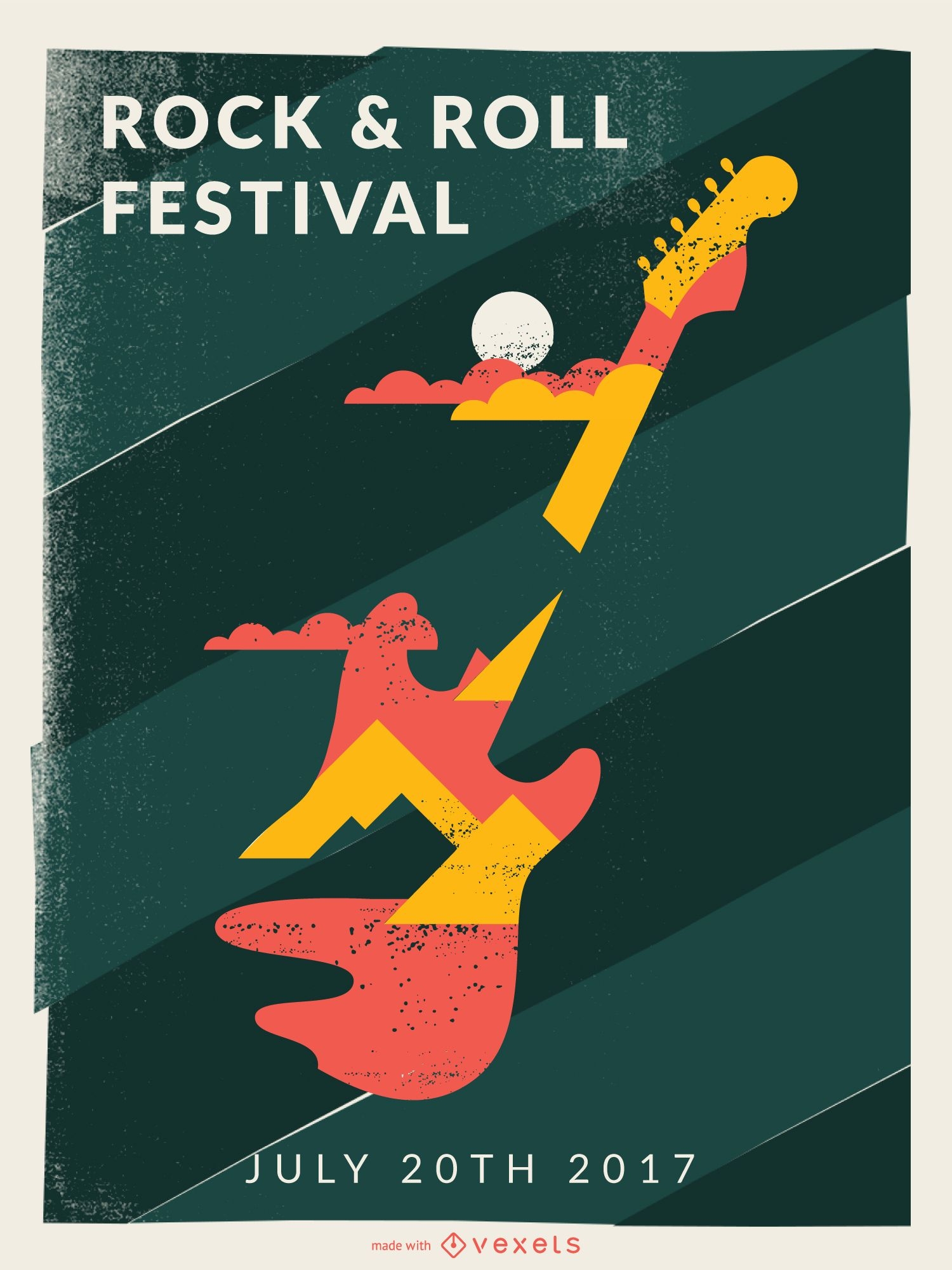 Music festival poster maker