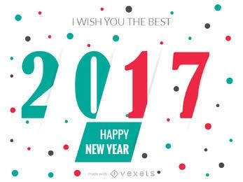 2017 New Year poster maker