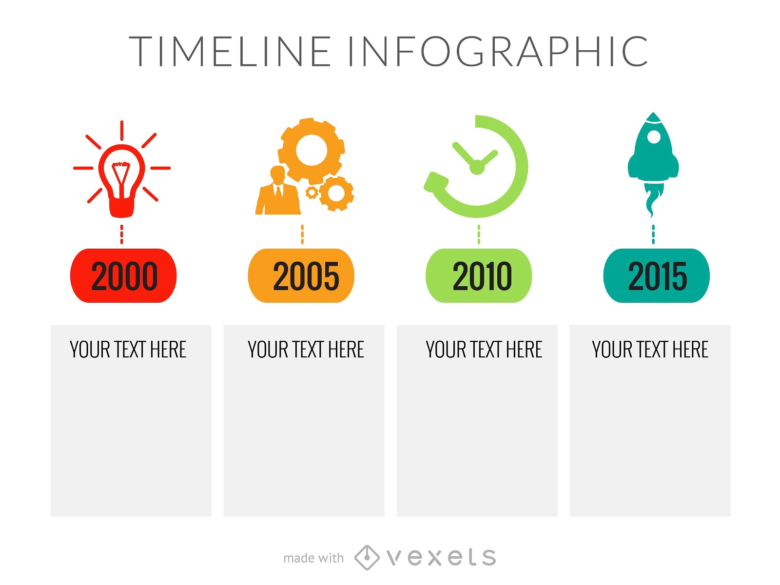 Starten Sie den Timeline Infographic Maker