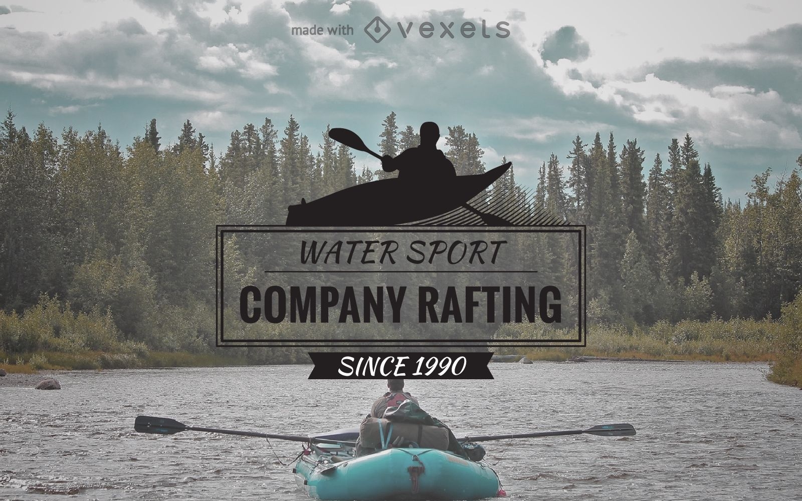 Hersteller von Rafting-Logo-Etiketten