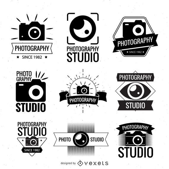 Logotipo de fotografía de la colección tempates. Logotipo de fotografía de la colección tempates.