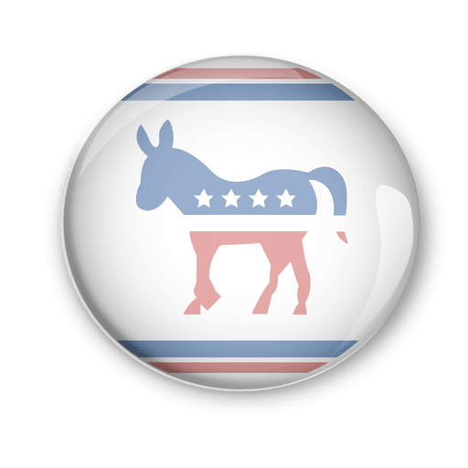 Usa democrats politic vote pin - Transparent PNG & SVG vector file