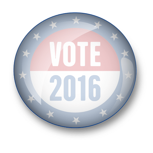 USA Politik Pin Vote PNG-Design