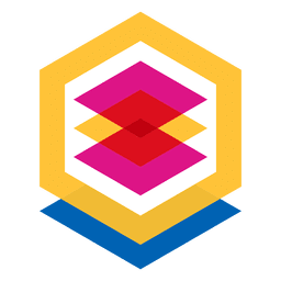 Logotipo geométrico abstracto