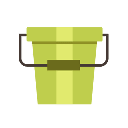 Cubo de la pesca de comida cubo Diseño PNG