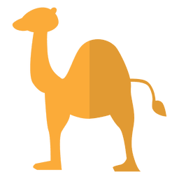 Kamelflacher Nachtisch PNG-Design