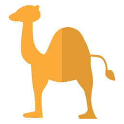 Sobremesa plana de camelo Desenho PNG Transparent PNG