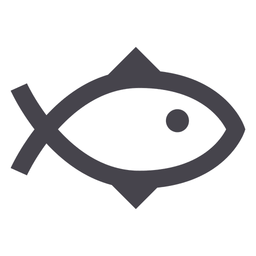 Icono de animales de peces de pesca Diseño PNG