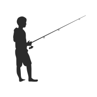 Kid Boy Fishing PNG & SVG Design For T-Shirts